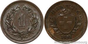 R4925 Switzerland 1 Rappen Helvetia 1933 B Berne UNC -> Make offer