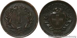 R4933 Switzerland 1 Rappen Helvetia 1915 B Berne -> Make offer