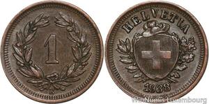 R4958 Switzerland 1 Rappen Helvetia 1938 B Berne AU -> Make offer