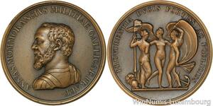 R5207 Rare Médaille Anne de Montmorency Soldat & Constable 1590 SUP > Make offer