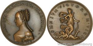 R5209 Rare Médaille Diane de Poitiers Duchesse Favorite Henri II 1499 1566 SUP