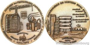 R5227 Médaille Association Normande Appareil Vapeurs 1874 1974 Siège Social