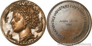 R5231 Médaille Syracuse Dauphins Joséphine Lecanu 1981 SUP -> Make offer