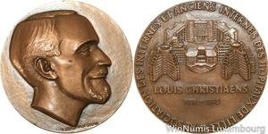 R5235 Medal France Association Internes Hopitaux Lille Christiaens 1911 1965 SUP
