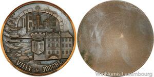 R5238 Medal France Uniface Ville Jougne Mairie Eglise Blason Franche Comté SUP
