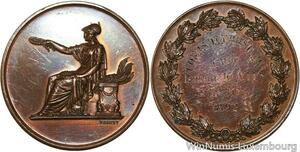R5288 Médaille Athena Cours Mademoiselle Cerf Emma Kahn Examen Brenet 1892 SPL