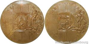 R5298 Grande Médaille Calendrier Année 1970 Adam Eve Anastase SUP -> Make offer