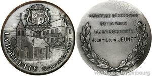 R5305 Médaille Honneur Ville La rochette Seine et Marne Jean Louis Jenet SUP