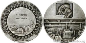 R5308 Médaille Association Meunerie 1886 Mirand 1959 Dautel Silvered SUP
