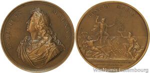 R5348 Rare Médaille Louis XIV Canal des Deux Mers 1681 Port Sète Garonne SUP