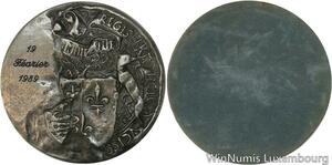 R5356 Médaille Sceau Jean de Berry Regis Francie Duciss 19 Février 1989 SUP