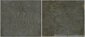 R5359 Plaque Carrée Sanctuaire Notre Dame de Lourdes -> Make offer