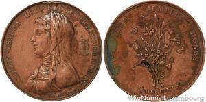 R5394 Médaille Academie Musique Jeux Floraux Clémence Isaure 1819  -> Make offer
