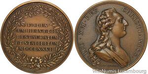 R5409 Rare Medal Switzerland Louis XVI Alliance Suisse 1777 Paris SUP -> M offer