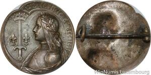 R5430 Médaille Broche Jeanne d'Arc La Pucelle Orléans 1412 1431 SUP -> Offer