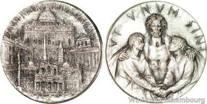 R5449 Medal Papal States Vatican Anno Jubilai Romae 1975 Manfredi UNC -> M offer