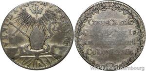 R5460 Rare Token War Habsburg Bourbon Köln Joseph Clemens 1707 Lille Silver