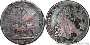 R5466 Jeton France Louis XIV Prise de Condé sur L'Escaut Valenciennes 1676