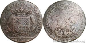 R5472 Jeton Louis XIV Bourgogne Louis XIV Contentement Générosité du Roi 1671