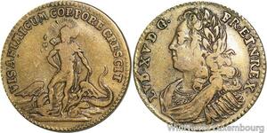 R5480 Jeton Token Louis XV Dit le Bien Aimé Apollon Nuremberg 1715 -> Make offer