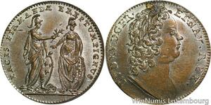 R5487 Rare Jeton France Louis XV Prise Fontarabie Pays Basque 1638 UNC FDC