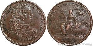 R5501 Jeton France Louis XV Chambres Aux Deniers 1734 SUP -> Make offer