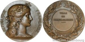 R5516 Médaille Marianne République Française Perreux-sur-Marne Dubois SUP AU