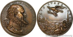 R5520 Rare Médaille Henri IV Maximilian de Béthune Duc de Sully 1576 1643 SUP