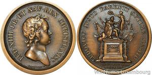 R5521 Rare Médaille Mort Louis XIII Buste Louis XIV 1643 SUP -> Make offer