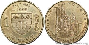 R5524 France 1 Euro Cathédrale Meaux 1998 AU -> Make offer