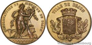 R5527 Médaille Conservatoire Musique Ville Dijon SUP -> Make offer