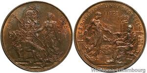 R5548 Médaille Belgique Exposition Universelle Liège 1830 1905 SUP -> Make offer