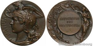 R5550 Médaille Instituteurs Marianne Coq Mattei SUP -> Make offer