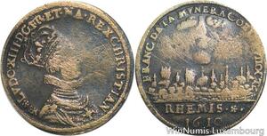 R5564 Jeton France Louis XIII Sacre à Reims 1610 -> Make offer