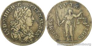R5575 Jeton France Louis XIV Le Grand Réforme Justice 1638 1715 -> Make offer
