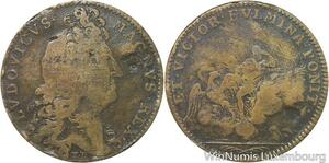 R5579 Jeton France Louis XIV Grand Jupiter Nuages 1638 1715 -> Make offer
