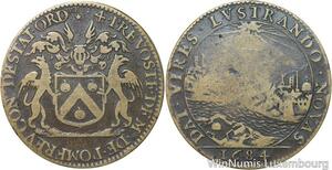 R5583 Jeton France Auguste Robert de Pomereu 1684 Emigré Quebec