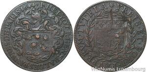 R5598 Jeton France Louis XIV Lescot Recette Générale Pauvres Paris 1644