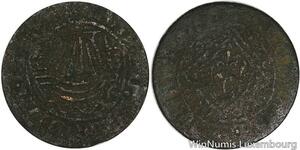 R5604 Jeton de compte à la nef Ecu Losange 4 Fleurs de Lis Nuremberg -> M Offer