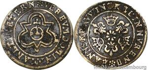 R5612 Germany Token Jeton compte Hans Kravwinckel Globe Rosette Nuremberg