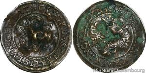 R5614 Germany Token Jeton compte Hans Kravwinckel Globe Rosette Nuremberg