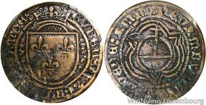 R5633 Jeton Token Jeton de compte Globe Crucigère Rosette Nuremberg -> M offer