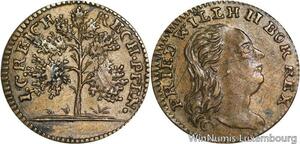 R5647 Token Germany Prussia Rechenpfennig Friedrich Willhelm II Borussia AU