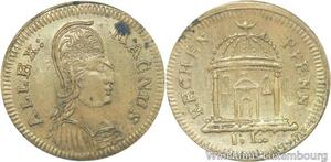 R5740 Token Germany Rechenpfennig Alexander the Great Alex Magnus UNC -> M offer