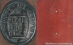 R5779 Unique Matrice Convention Révolution Poste Chevaux Relais Givet 1793 3/128