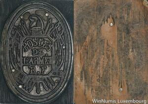 R5783 Unique Matrice Poste Armée Napoléon R.F Bonnet Phrygien 1792 SUP 7/128