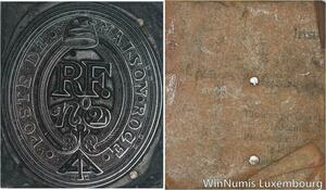 R5792 Unique Matrice Convention Poste Roge Bonnet Phrygien 1793 SUP 16/128