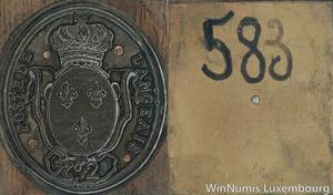 R5803 Unique Matrice Louis XVI Loire Poste Royale Langeais N°2 SUP 27/128