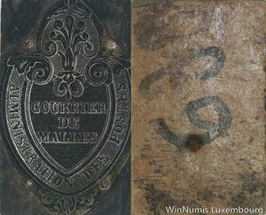 R5809 Unique Matrice Louis XVI Administration Postes Courrier Malles SUP 33/128