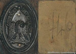 R5810 Unique Matrice Napoléon I Poste Courrier Impérial Aigle SUP 34/128